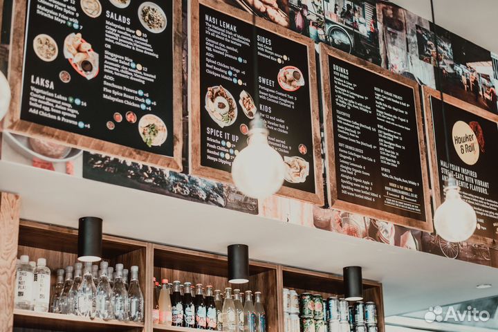 Типография: меню, прайсы, менюборды