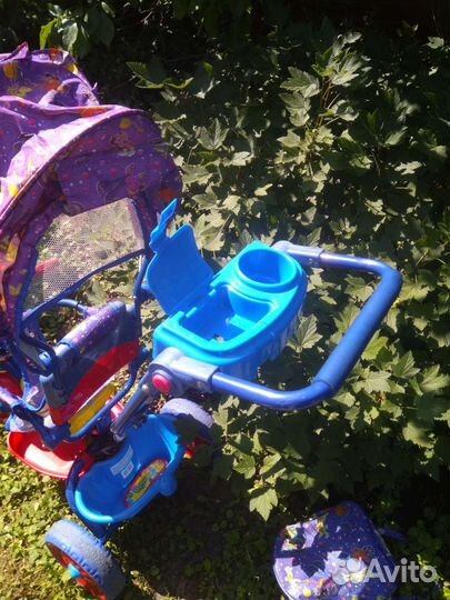 Детский велосипед коляска