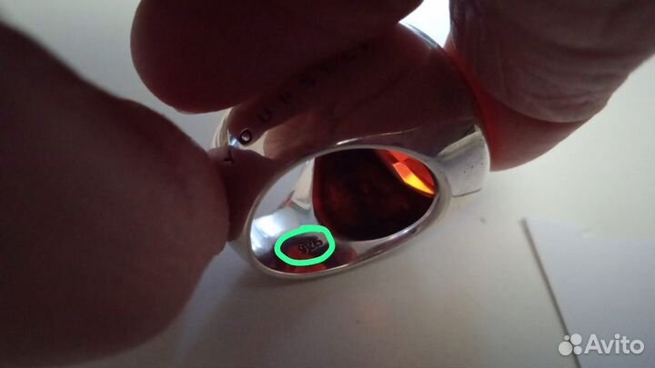 Кольцо серебряное с рубином 17 размер