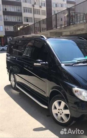 Багажники рейлинги пороги на Мерседес Вито Виано