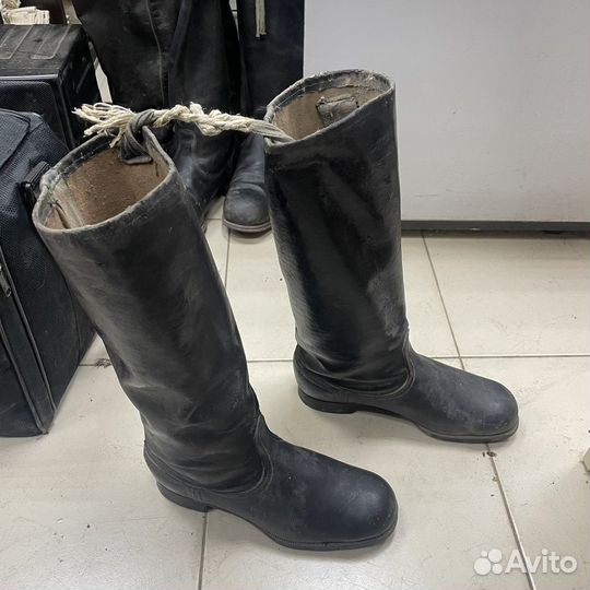 Хромовые яловые сапоги СССР (сзр)