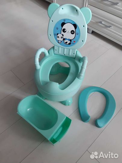Детский горшок с крышкой