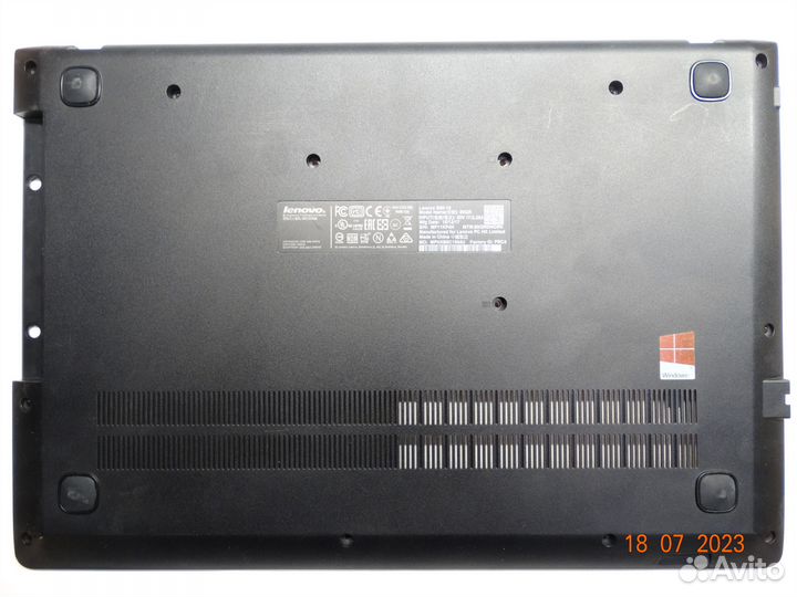 Нижняя часть корпуса Lenovo IdeaPad 100-15IBY