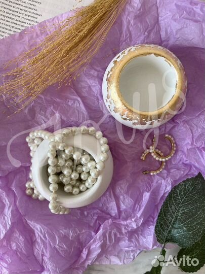 Подсвечник из гипса для чайных свечей