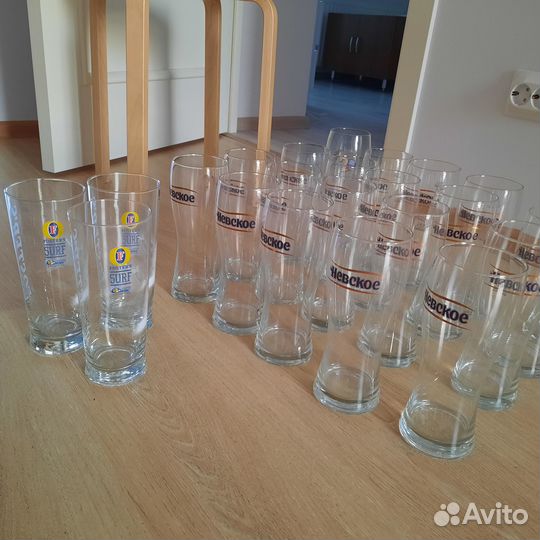 Стаканы для пива фирменные