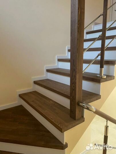 Облицовка бетонных лестниц