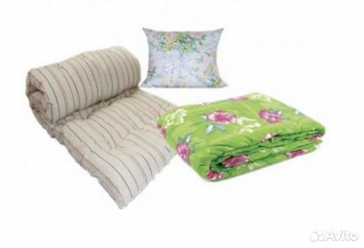 Подушка, одеяло, матрас