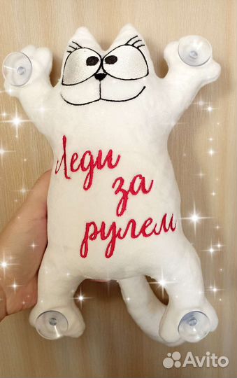 Кот Саймона на авто