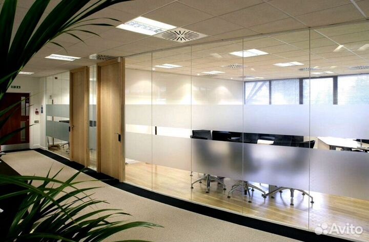 Стеклянные перегородки