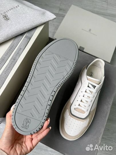 Мужские кеды кроссовки brunello cucinelli