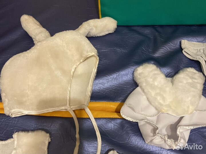 Костюм зайчика новогодний на 2-4 года
