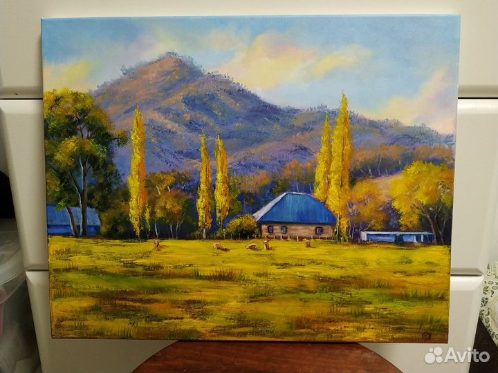 Картина маслом на холсте пейзаж