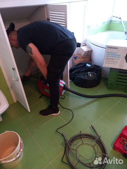 Устранение засоров прочистка канализации сантехник