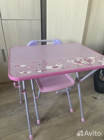Стол и стул для детей от 3х лет