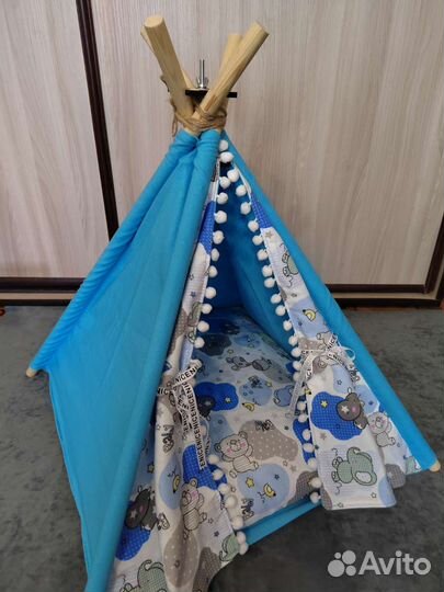 Домик, вигвам, лежанка, для собак, кошек, хорьков