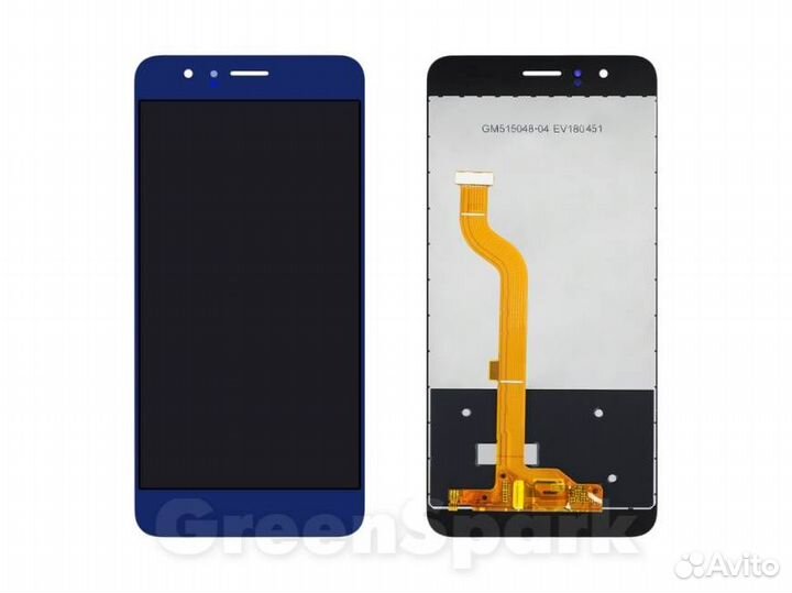 Дисплей для Huawei Honor 8 FRD-L09 +тач синий cop