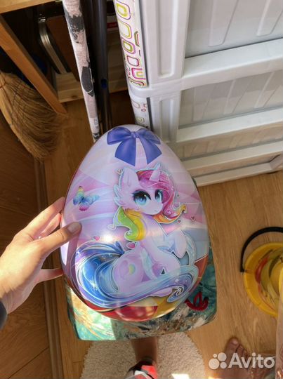 Пустое киндер яйцо (коробочка)