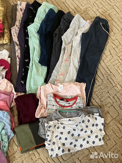 Детские вещи на деврчку пакетом рост 104-110