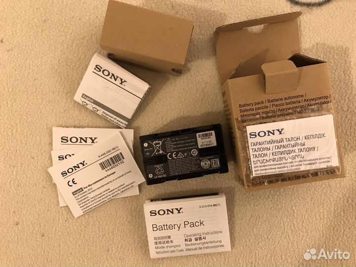 Аккумуляторы Sony BP-U30