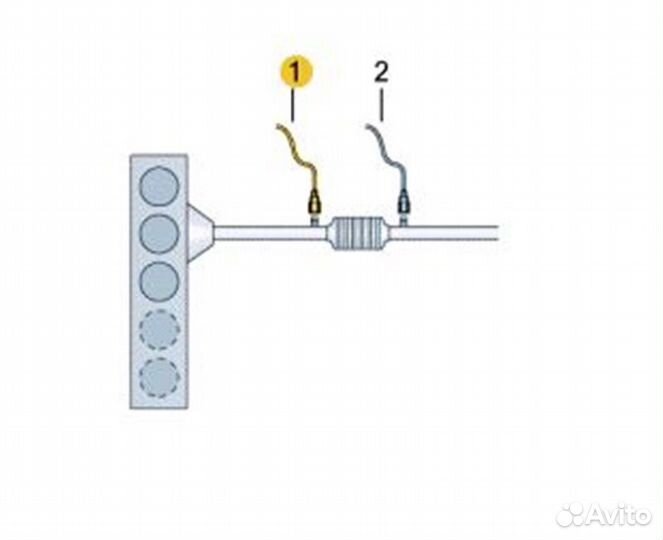 Б/У Датчик кислорода лямбда зонд В хорошем