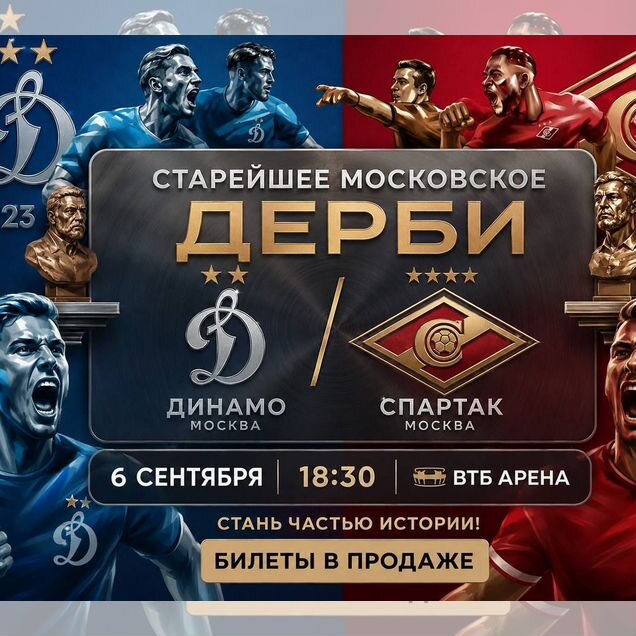 Билет на футбол Спартак - Динамо Фанатка спартака