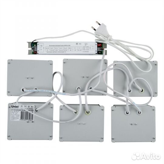 Светильник для потолка Грильято 6шт 100x100x37мм