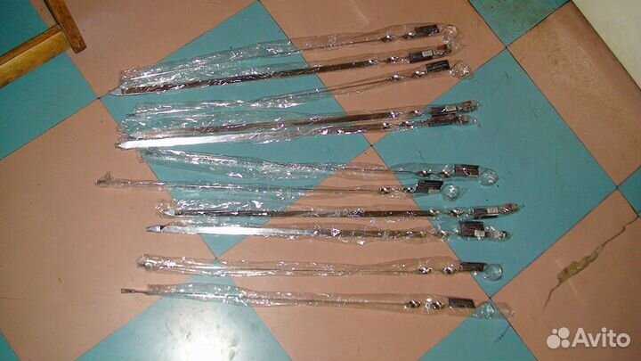 Шампуры для Шашлыка (55 и 45 см, Новые, в Упаков.)