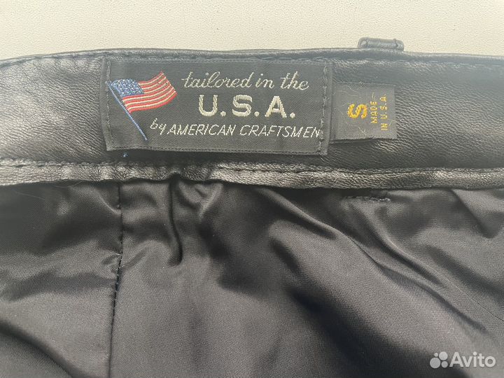 Шорты из натуральной кожи