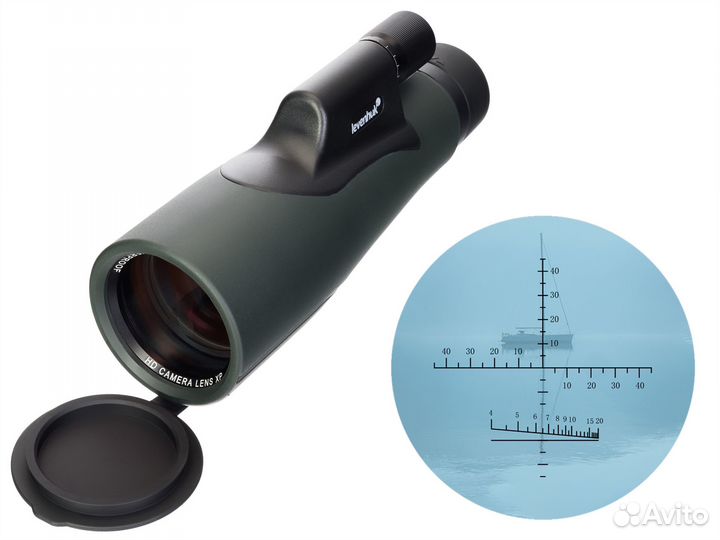 Монокуляр с сеткой Levenhuk Wise plus 10x56
