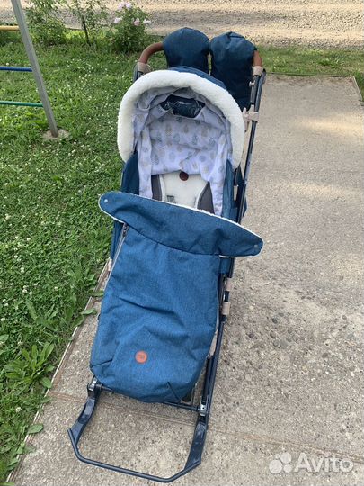 Санки коляска ника 7 8