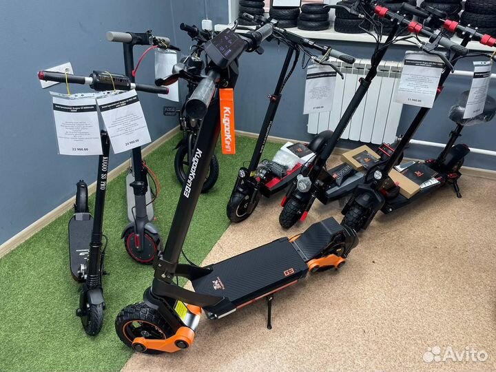 Электросамокат Kugoo G3 18000 мАч 1200W (Новый)