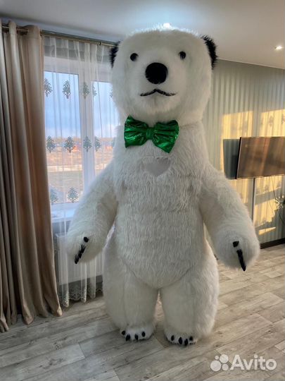 Белый мишка поздравление