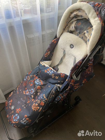 Коляска санки