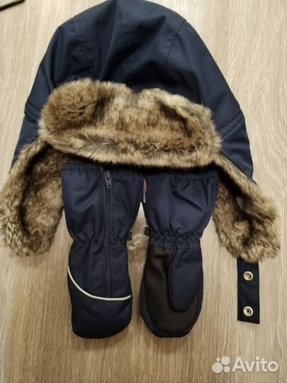 Шапка детская зимняя и карги reima