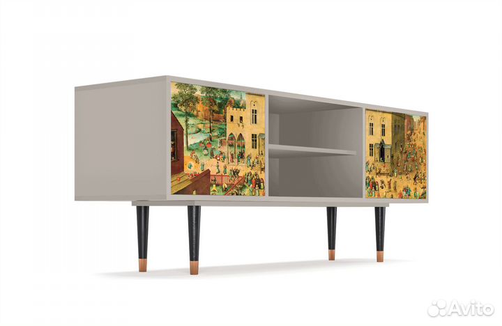 Тв-тумба T2 - Сатин - Children's Games