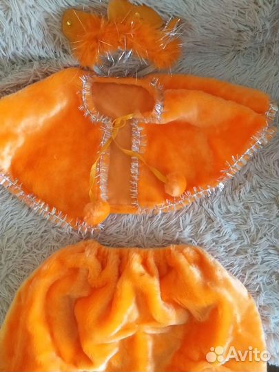 Костюм новогодний рыжий