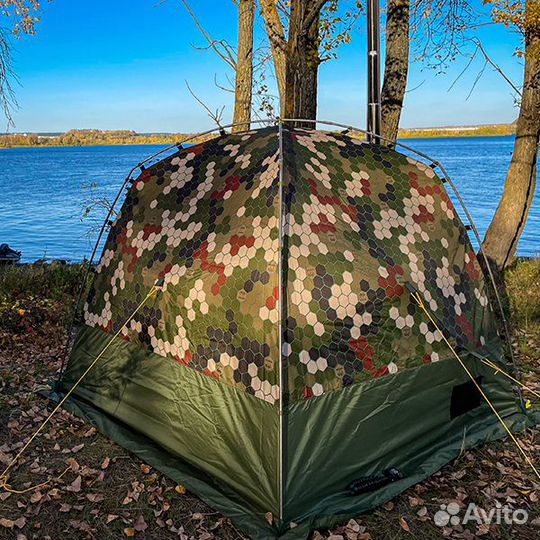Походная баня «Кайфандра» рб-200/К5 с печью Жига 3