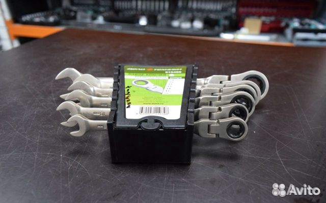 Набор ключей Дело техники трещоточных шарнирных 6п