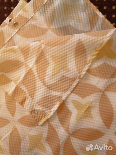 Штора для ванной тканевая