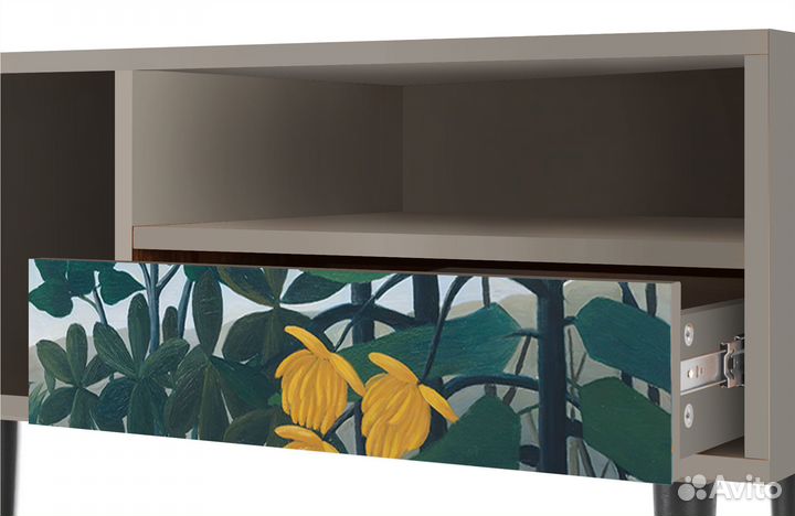 Тв-тумба T3 - Сатин - The Repast of the Lion