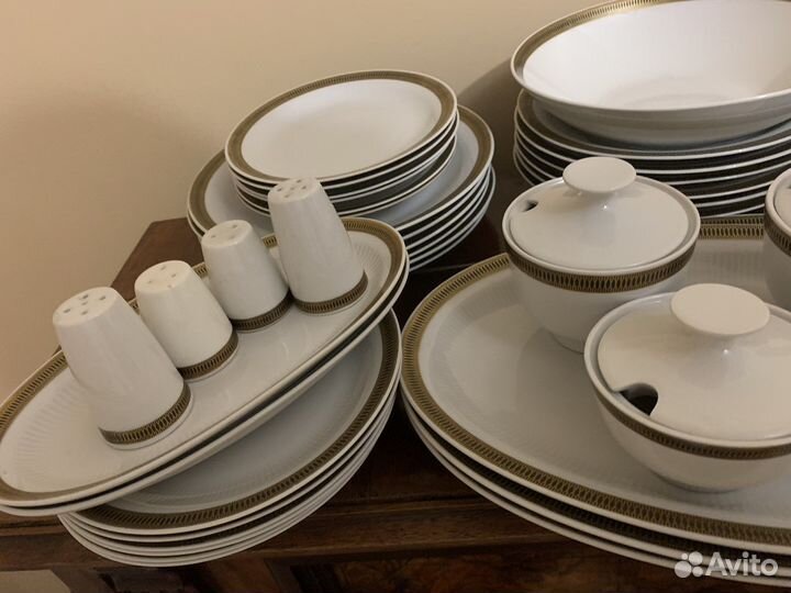 Столовый сервиз фарфор гдр Кольдиц