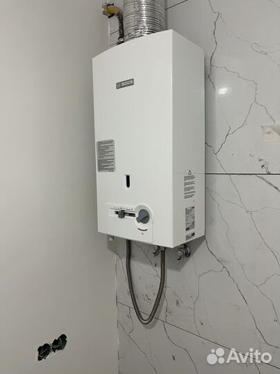 Газовая колонка bosch (с установкой под ключ)