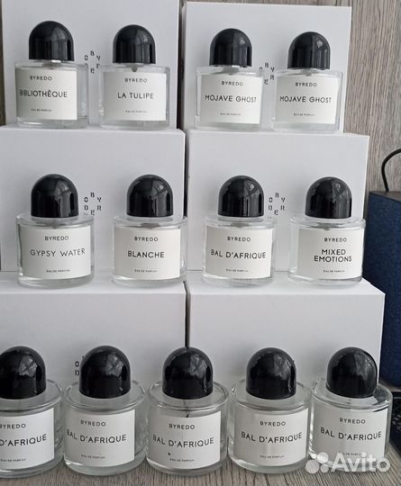 Пустые флаконы от духов byredo,creed,hfc,jo malone