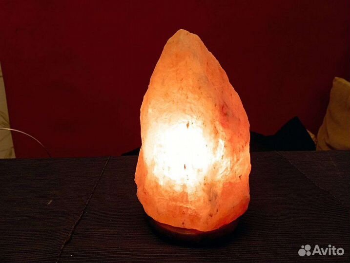 Настольная лампа из гималайской соли