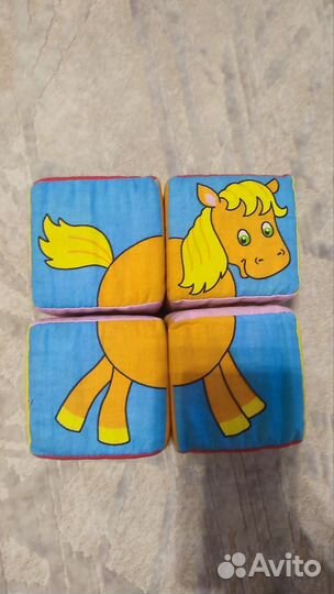 Кубики мягкие