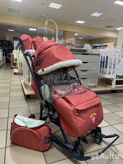Санки-коляска Nika Ника Детям 7-7 нд7-7