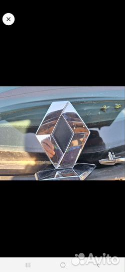 Эмблема багажника Renault megane 2
