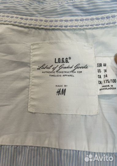 Рубашка в клетку hm