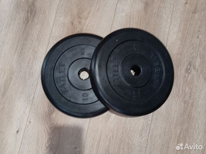 Набор: гриф с блинами