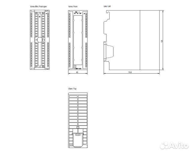 Модуль ввода вывода Siemens simatic S7-300